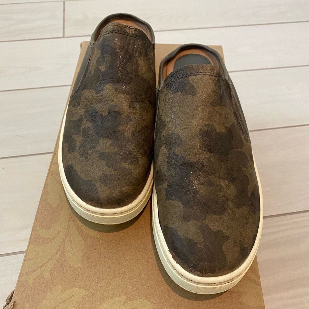 Sofft Somers iii Slide in Olive and Army Green Camo